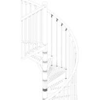 Lisäaskelma Rintal Zink -ulkokierreportaisiin, eri vaihtoehtoja