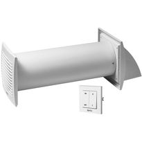 Huonekohtainen ilmanvaihtokone Eiroplast E-EXTRA EER125S Ø125 mm seinäkytkimellä