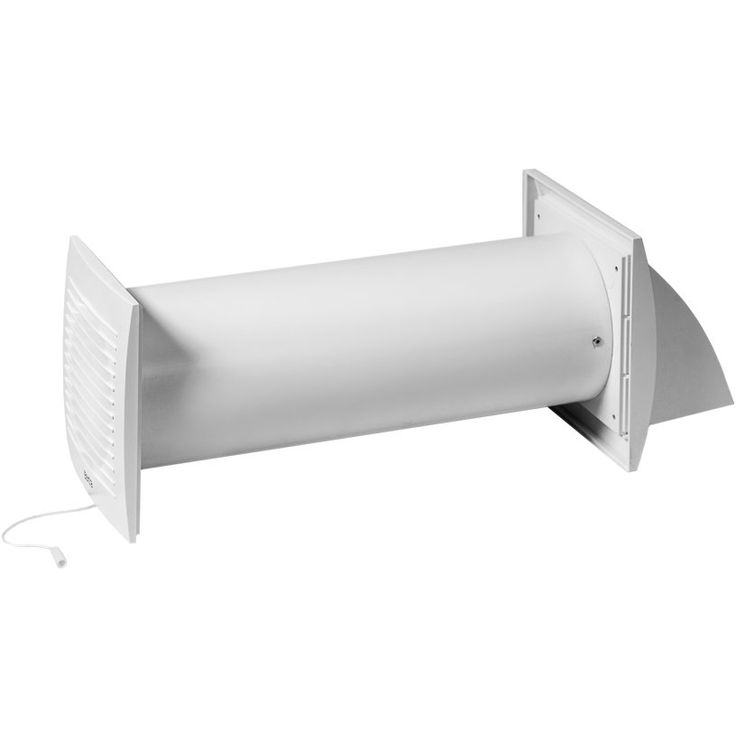 Huonekohtainen ilmanvaihtokone Eiroplast E-EXTRA EER125WP Ø125 mm johdolla ja kytkimellä