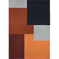 Villamatto Finarte Kortteli, 140x200cm, ruoste