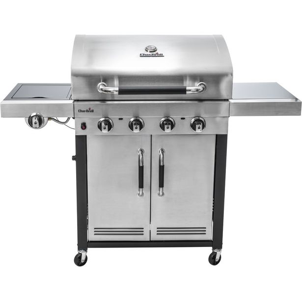 Kaasugrilli Char-Broil Advantage 445 S, 4 poltinta, sivukeitin