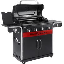 Hybridigrilli Char-Broil Gas2Coal 2.0 EuroFlex, 4 poltinta, sivukeitin