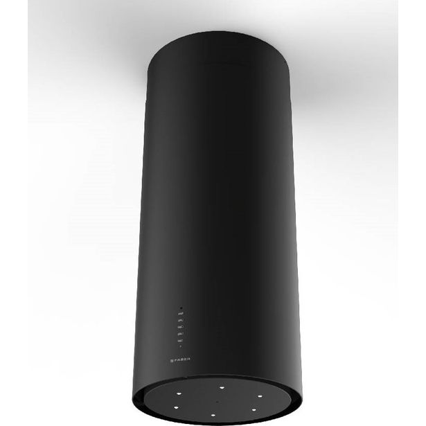 Liesituuletin Faber Cylindra Isola EVO Plus, omalla moottorilla, Ø37cm, musta