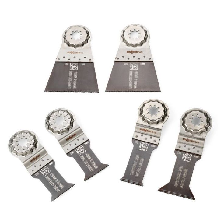 Tarvikesarja Fein Best of SLP Wood & Metal, 6 osaa