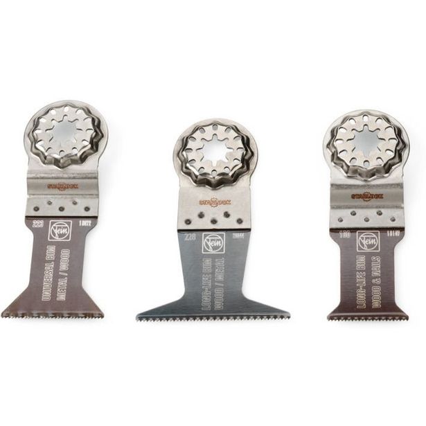 Tarvikesarja Fein Combo SL Wood & Metal, 3 osaa