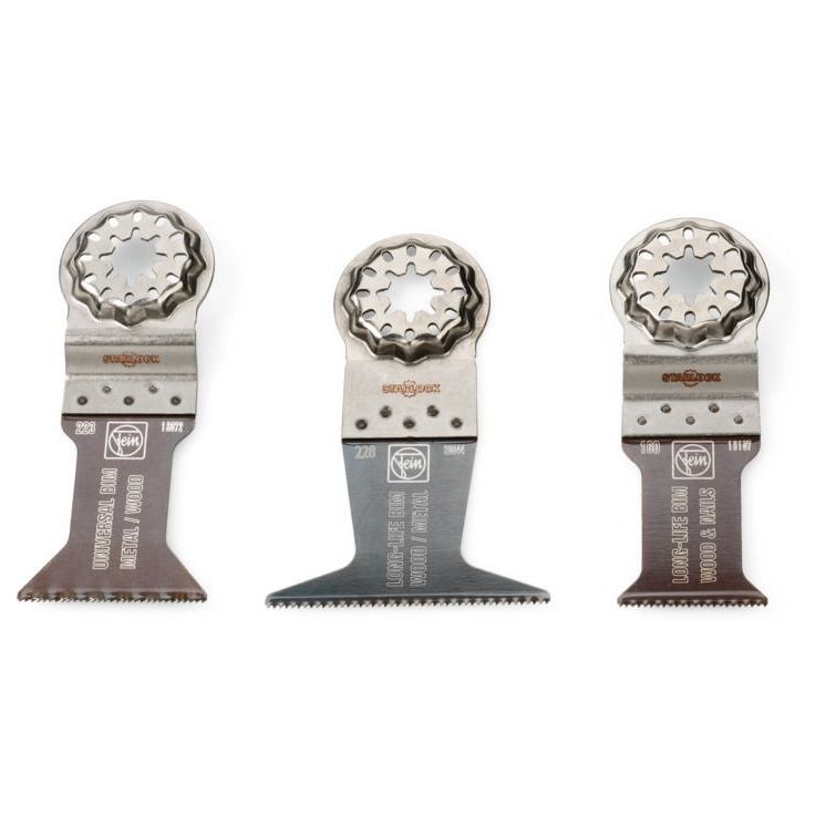 Tarvikesarja Fein Combo SL Wood & Metal, 3 osaa