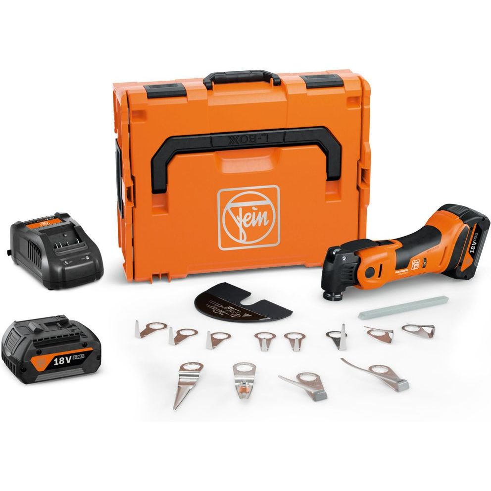 Akkumonitoimityökalu Fein Akku MultiMaster 700 1,7Q Auto AMPShare 2x5.0Ah akuilla