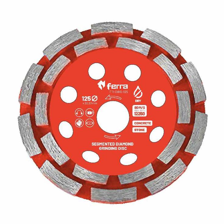 Timanttilaikka Ferra, segmentoitu, 125mm