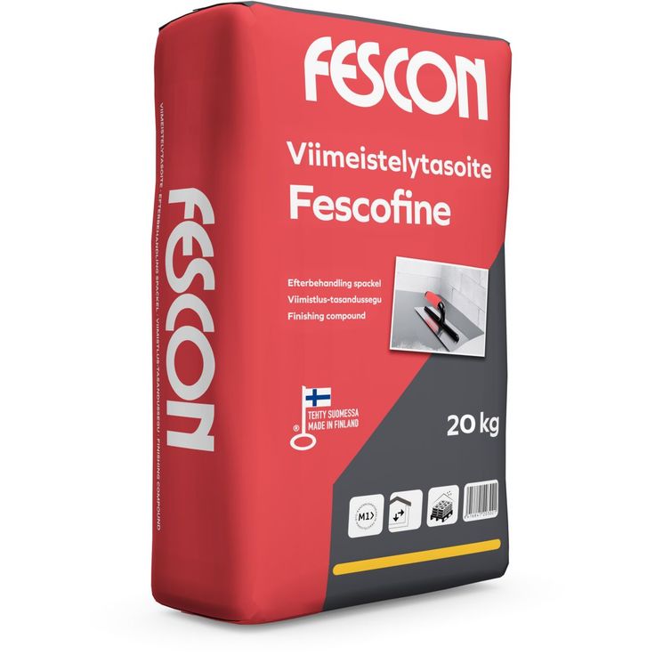 Viimeistelytasoite Fescon Fescofine 20kg