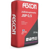 Julkisivupinnoite Fescon JSP 0,5 mm valkoinen 25 kg