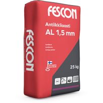 Antiikkilaasti Fescon AL 1,5 mm valkoinen 25 kg