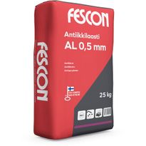 Antiikkilaasti Fescon AL 0,5 mm valkoinen 25 kg