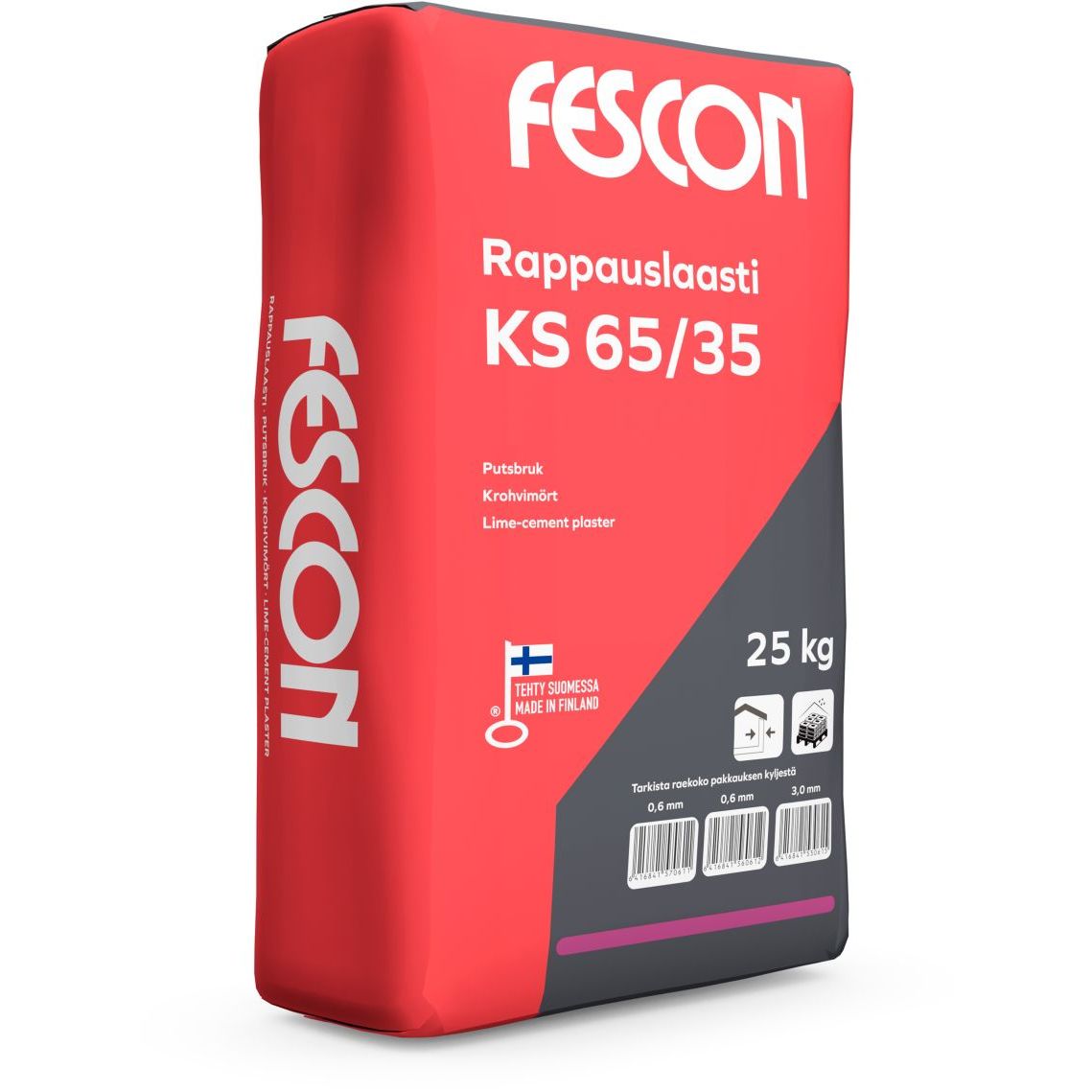 Rappauslaasti Fescon KS 65/35 0,6 mm 25 kg