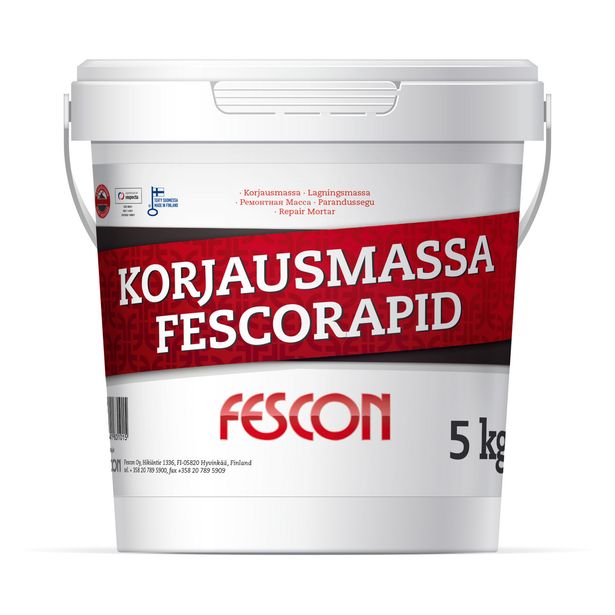 Korjausmassa Fescon Fescorapid 5 kg