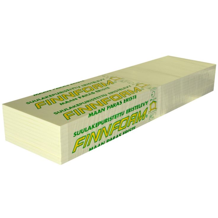 Eristelevy Finnfoam FI-300, suora, 100mm, 4.5m²/pak, Verkkokaupan poistotuote