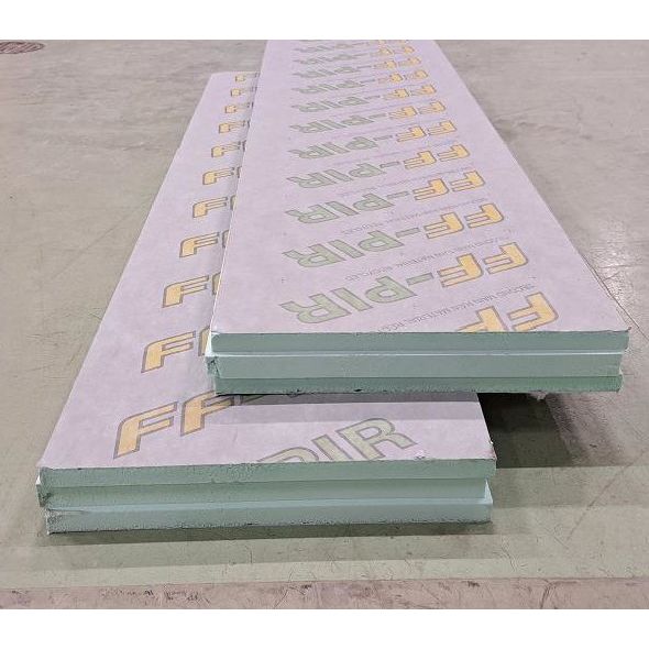 Polyuretaanilevy Finnfoam FF-PIR 150 K600, 520x2600mm, muovipinta, runkolevy