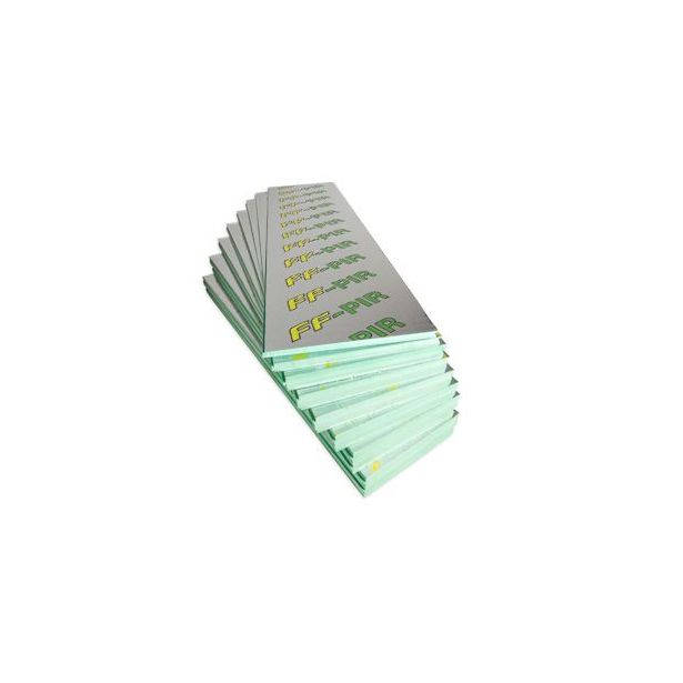 Polyuretaanilevy Finnfoam FF-PIR 160 ALK, 600x2400mm, täyspontti