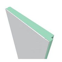 Polyuretaanilevy Finnfoam FF-PIR 40 GYL, 600x2600mm, puolipontti (kipsilevy)
