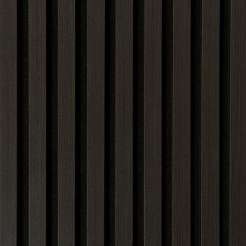 Kostean tilan akustiikkalevy Fibrotech Unika25, 2440mm, rimaleveys 25mm, tumma tammi