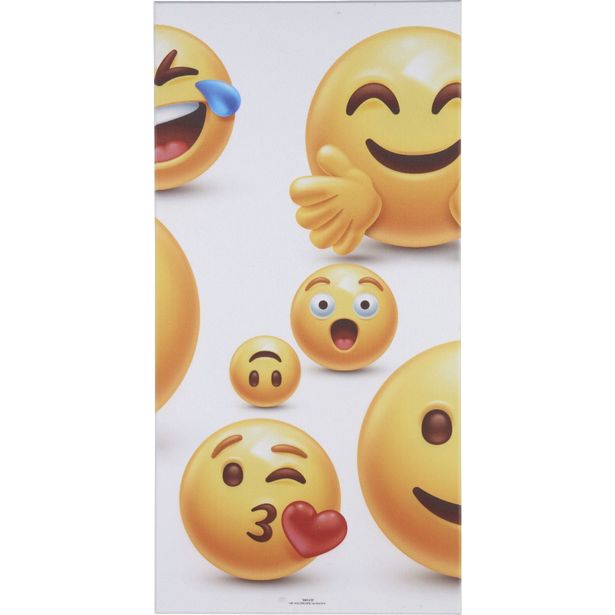 Akustiikkalevy Fibrotech Art Acoustic Emoji I, 9x600x1200mm, valkoinen