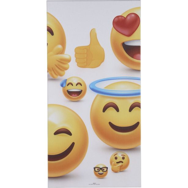 Akustiikkalevy Fibrotech Art Acoustic Emoji II, 9x600x1200mm, valkoinen