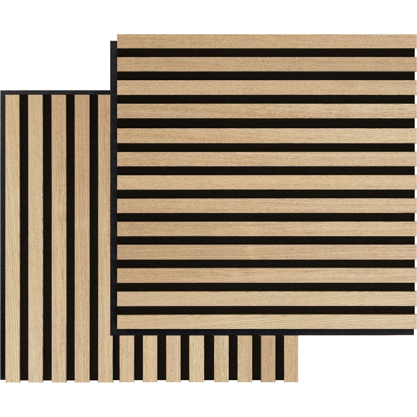 Akustiikkalevy Fibrotech Square, 22x520x520mm, saarni, 2 kpl/pkt
