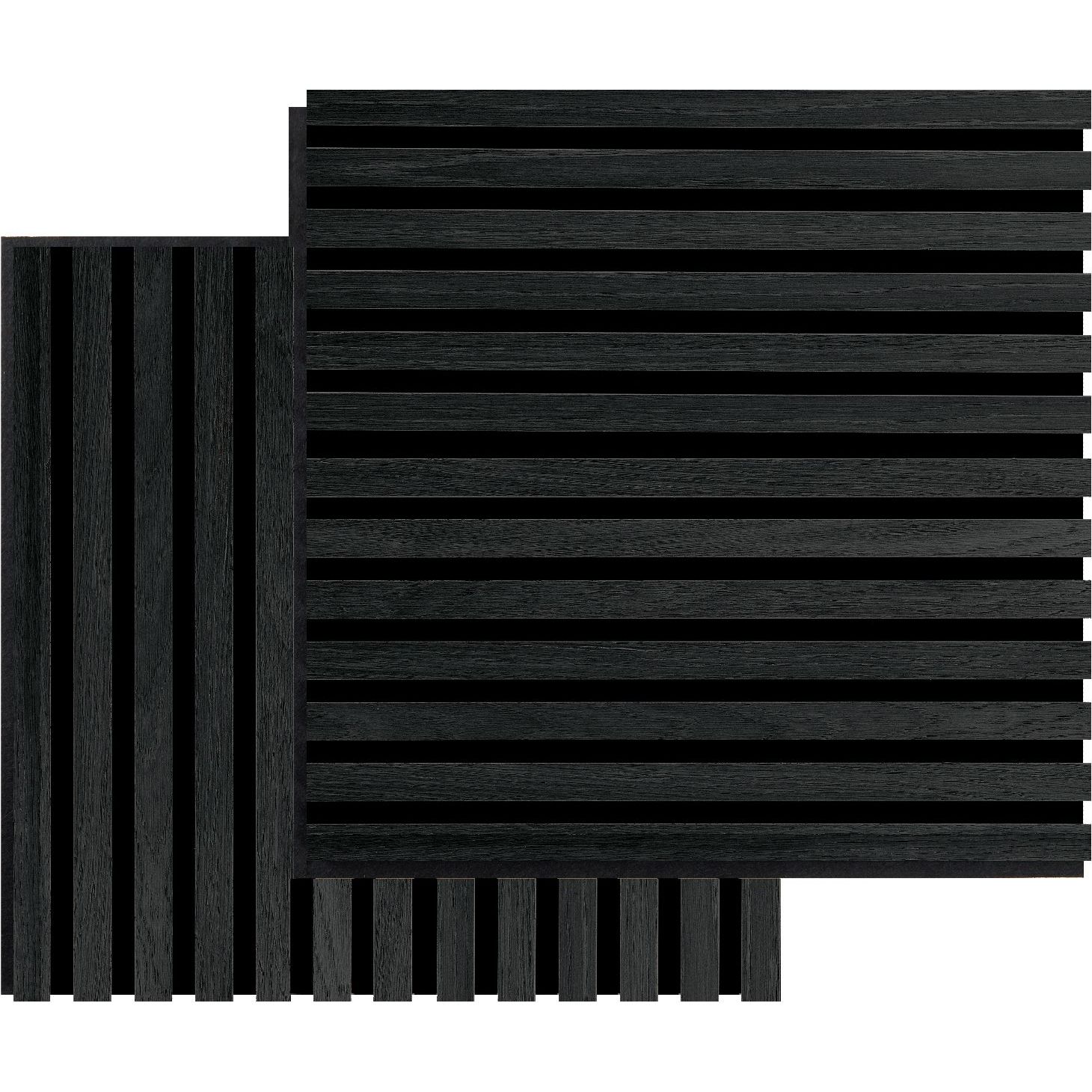 Akustiikkalevy Fibrotech Square, 22x520x520mm, musta tammi, 2 kpl/pkt