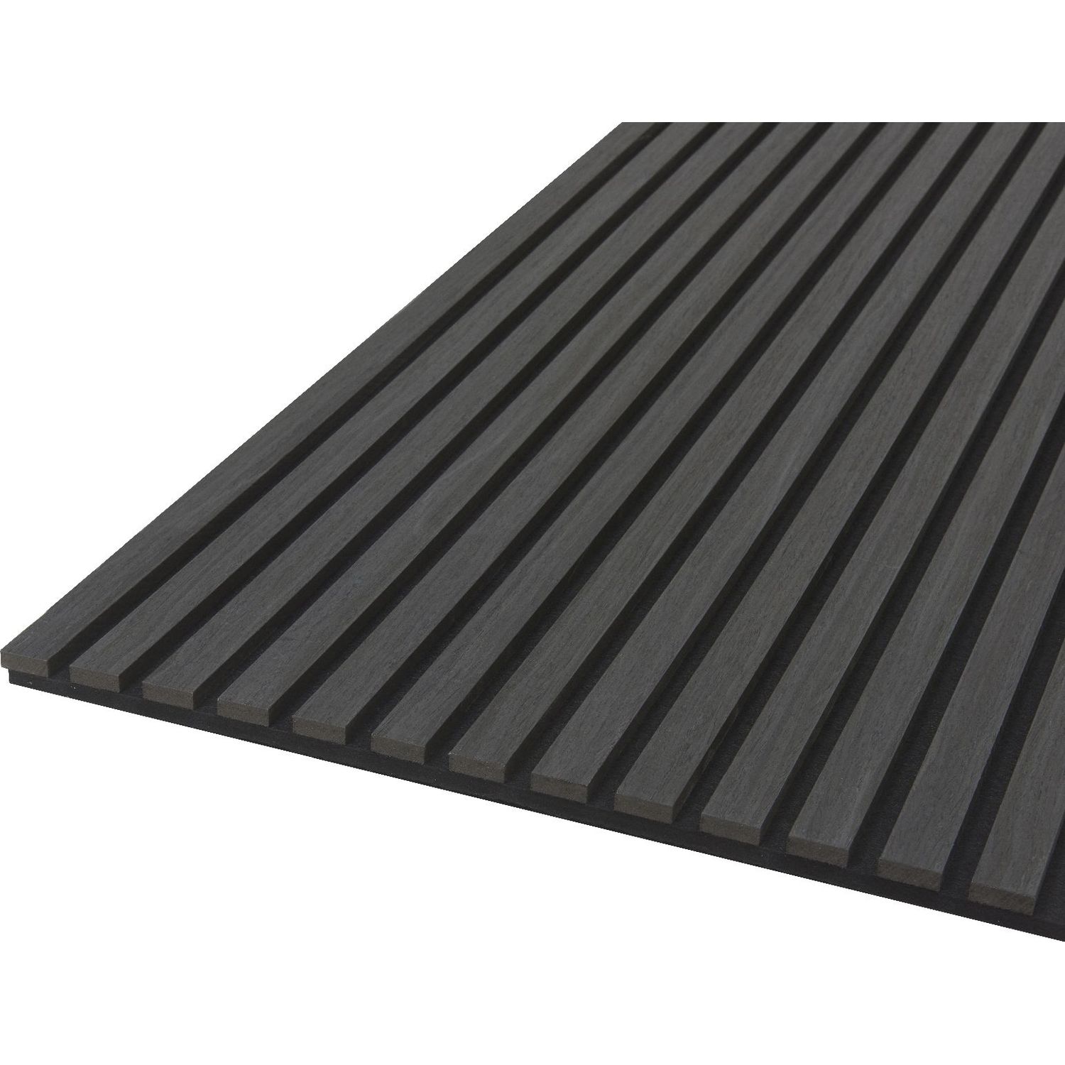 Akustiikkalevy Fibrotech Quanti, 18x520x2440mm, musta tammi