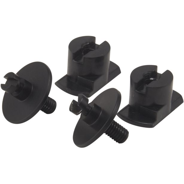 Taulukoukku Fibrotech akustiikkalevyyn, 20x20mm, 2kpl, teräs, musta RAL 9011