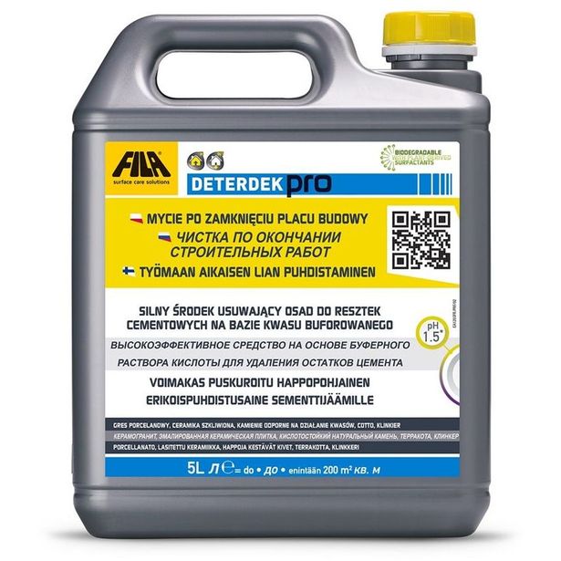 Puhdistusaine Fila Deterdek Pro, 5L