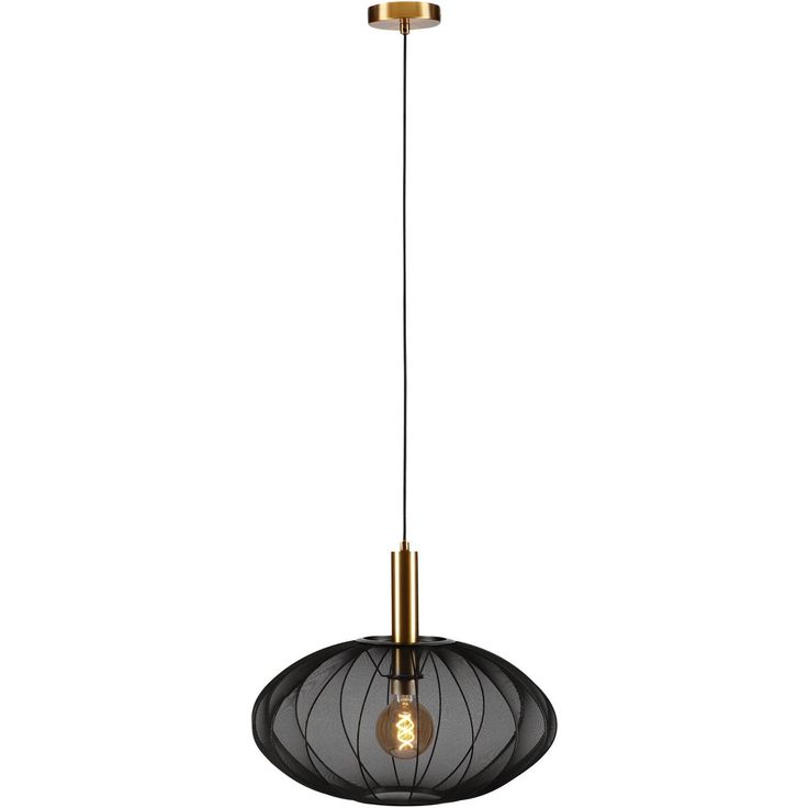 Riippuvalaisin Lucide Corina Ø50cm, E27, musta