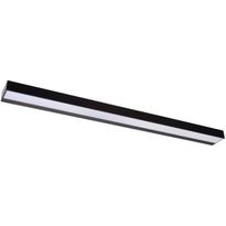 Kylpyhuoneen LED-seinävalaisin Lucide Alexa 90cm, 3000K, musta, Verkkokaupan poistotuote