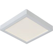 Kattovalaisin Lucide Tendo-LED, 22x22 cm, valkoinen