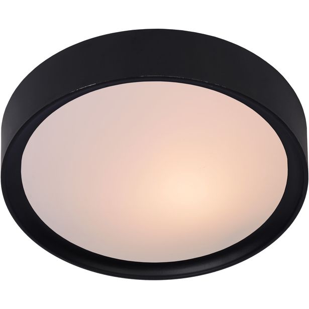 Kattovalaisin Lucide Lex, Ø25 cm, musta