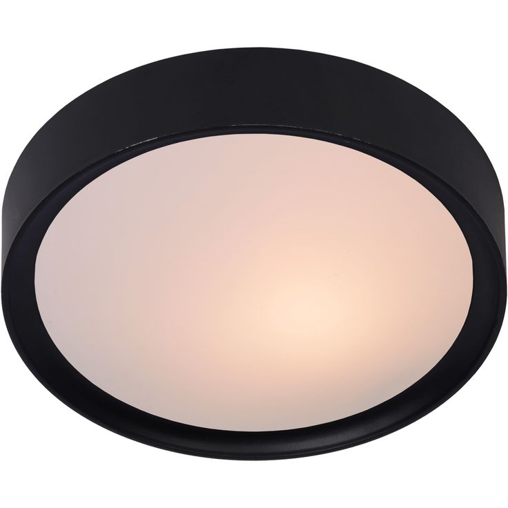 Kattovalaisin Lucide Lex, Ø25 cm, musta