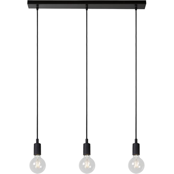 Riippuvalaisin Lucide Fix Multiple, 3xE27, musta