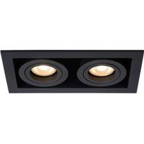 Upotettava valaisin Lucide Chimney, 2xGU10, musta
