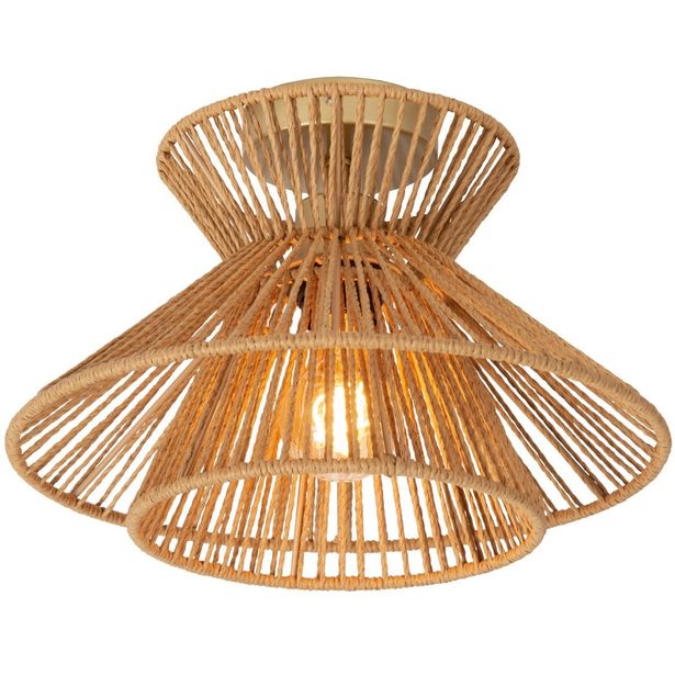 Kattovalaisin Lucide Tasman Ø32cm, 1xE27, luonnollinen