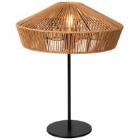 Pöytävalaisin Lucide Yunkai, 50cm, 1xE27, luonnollinen