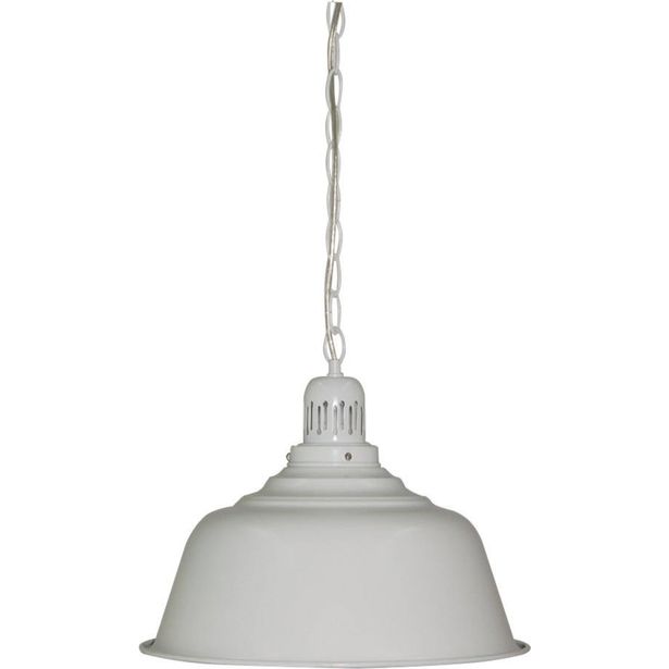 Riippuvalaisin FocusLight Karsten, 60W, 230V, IP20, Ø 370mm, valkoinen