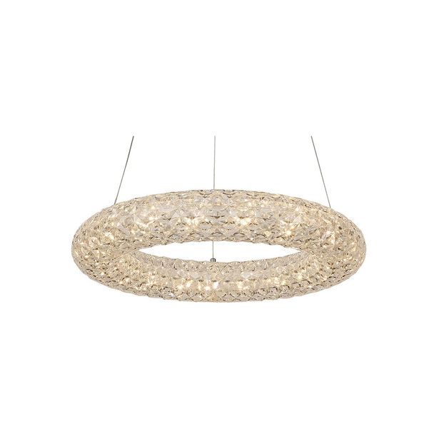 LED-riippuvalaisin FocusLight Planet, Ø50cm, 30W, mattanikkeli