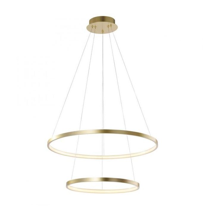 Riippuvalaisin Leuchten Direkt Circle 50cm, 45W, kulta