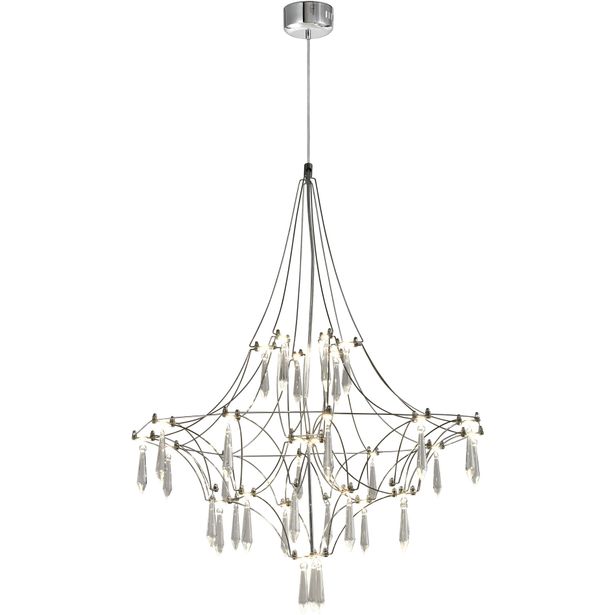 Riippuvalaisin FocusLight Glamour Ø60cm kromi