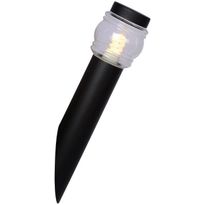 Seinävalaisin Lucide Mirane, 11W, 230V, IP44, Ø 90mm, musta