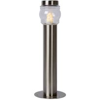 Pylväsvalaisin Lucide Mirane, 11W, 230V, IP44, Ø 90mm, mattakromi