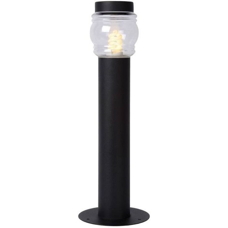 Pylväsvalaisin Lucide Mirane, 11W, 230V, IP44, Ø 90mm, musta