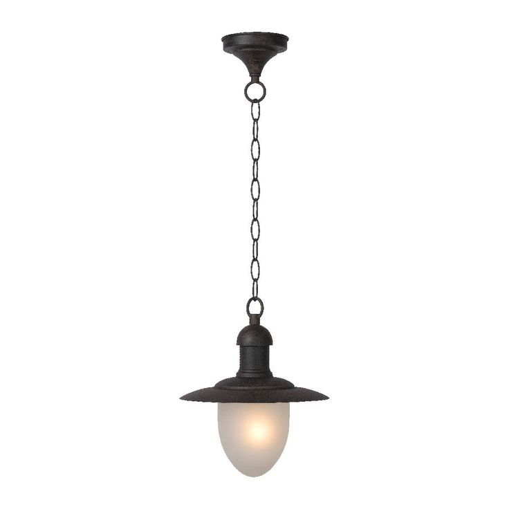 Riippuvalaisin Lucide Aruba, Ø25cm, 60W, himmennettävä, ruoste