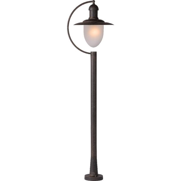 Pylväsvalaisin Lucide Aruba, 29.5x25x111cm, 24W, himmennettävä, ruoste ruskea