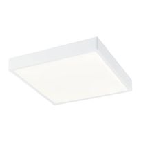 LED-plafondi Globo Alena, 22x22cm, 28W, himmennettävä, valkoinen
