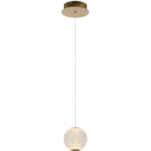 LED-riippuvalaisin Lucide Cintra Ø14cm, 5.7W 2700K, kirkas